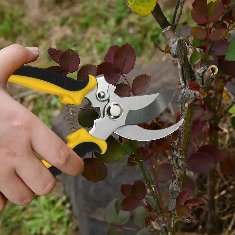 1Pcs Pruning Shears Professional Sharp Bypass Pruning Shears Tree Hand Garden