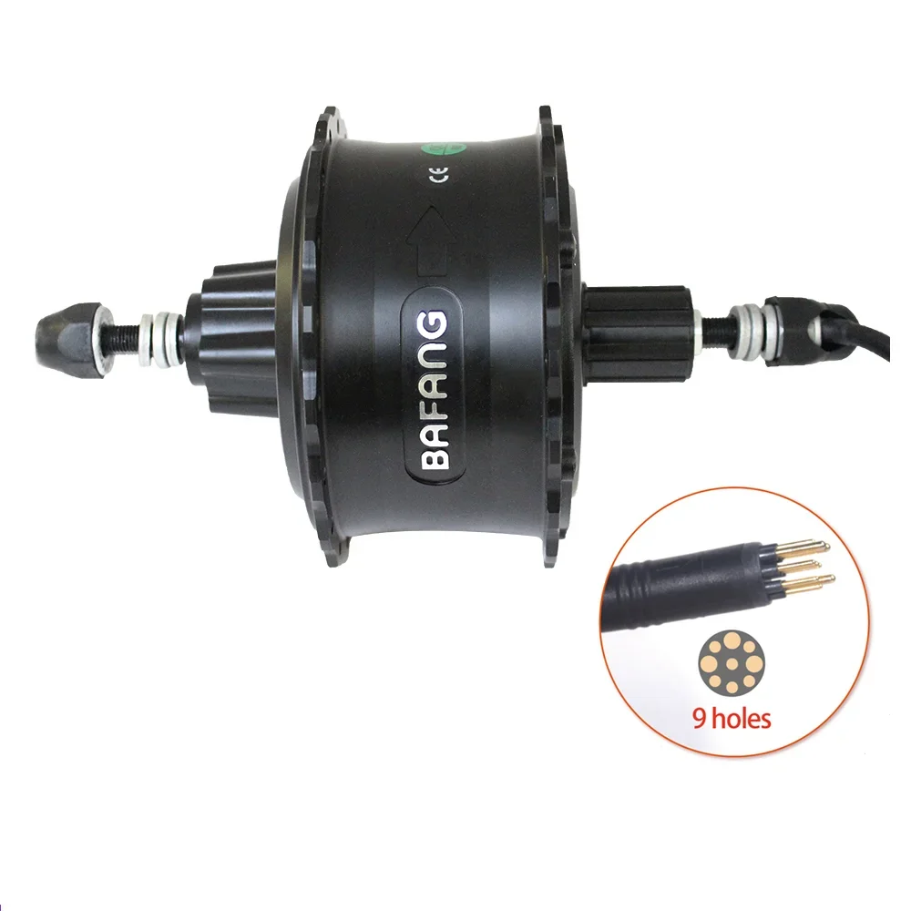 36V 48V 500W Bafang Hub Motor Brushless Geared Fat Wheel Ebike