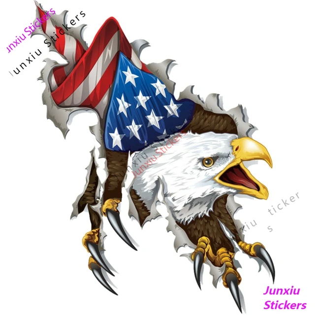 Bandiera USA Bandiera americana Sfondo degli Stati Uniti' Adesivo