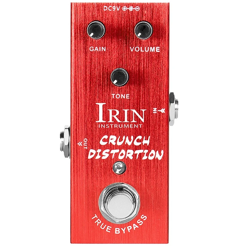 

IRIN Guitar Effector Mini Effector Chorus Professional Single Block Effector Brushed Red