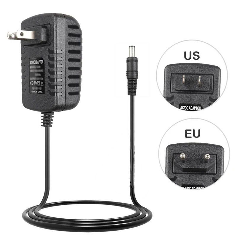 Adaptador convertidor de enchufe de alimentación para cámara de impresora de escáner, 16V, 1A, CA/CC, 100V-240V, UE, EE. UU.