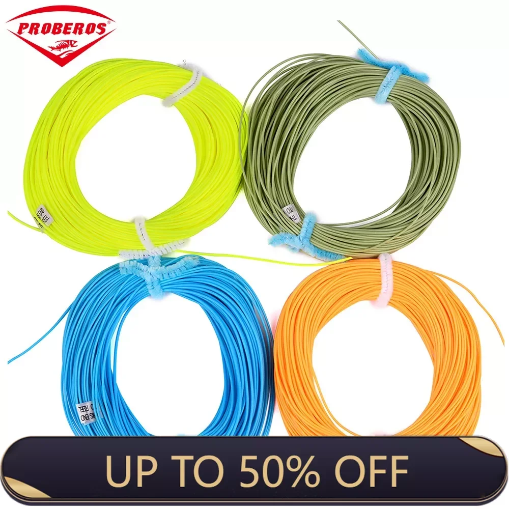 

Fly Fishing Line 100FD 2 3 4 5 6 7 8 WT Weight Forward Nymph Floating 4 Colors Polyethylene 2 Welded loops Fly Fishing Cord