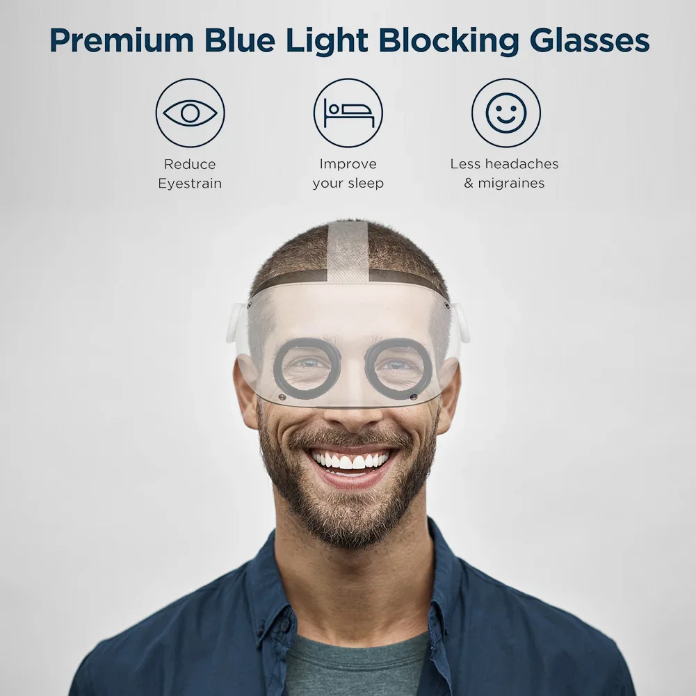No Myopia Anti-Blue Light VR Lens Protection Frame for Enhanced Eye Comfort