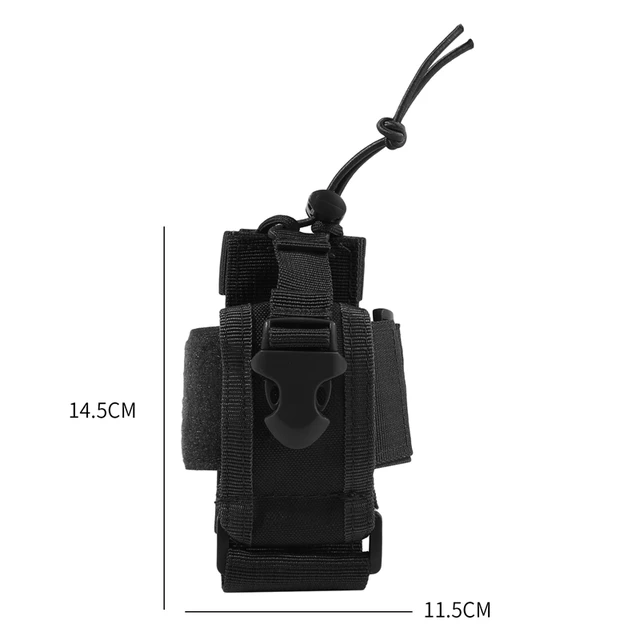 Fondina Per Walkie Talkie Da Cintura - Nylon Resistente, Tracolla Regolabile - Per Outdoor E Lavoro - Foto 13