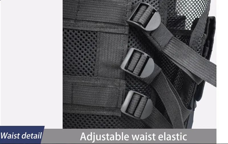 Multifunktion ale verschleiß feste taktische Weste verstellbare Outdoor-Trainings kleidung Multi-Taschen Ausrüstung Schutz weste – Detail 10