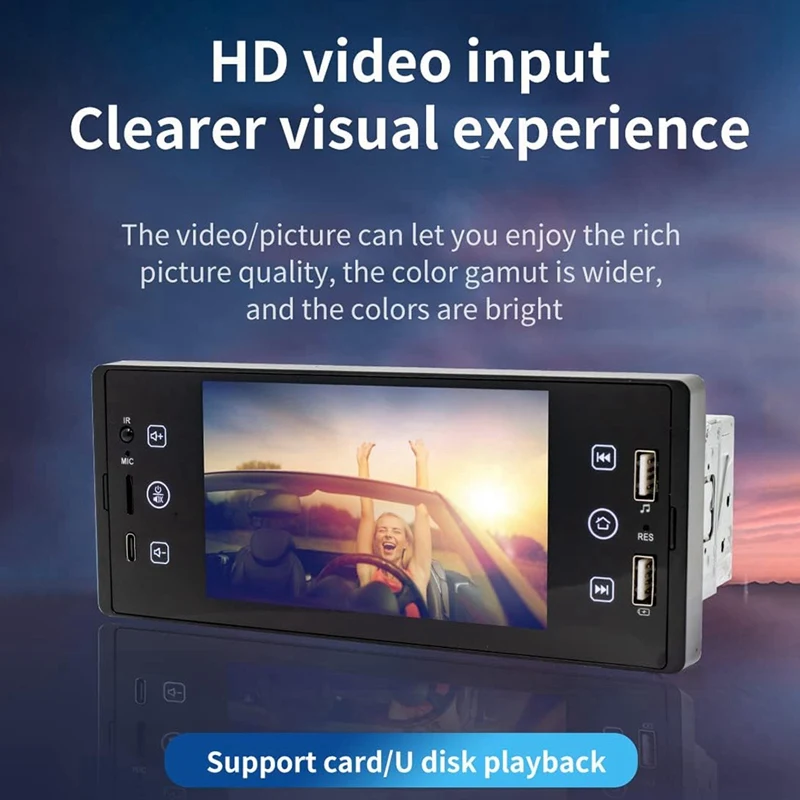 SW150 5 Inch Car MP5 Player Black Car Radio Reversing Image Radio Multi-Function Media HD Universal