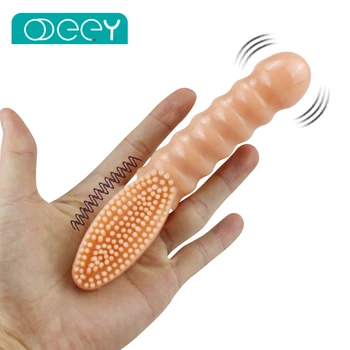 Powerful Dancer Finger Dildo Vibrators G Spot Nipple Clitoris Anal Stimulator Personal Fingers Body Massagers Sex Toys For Woman 1