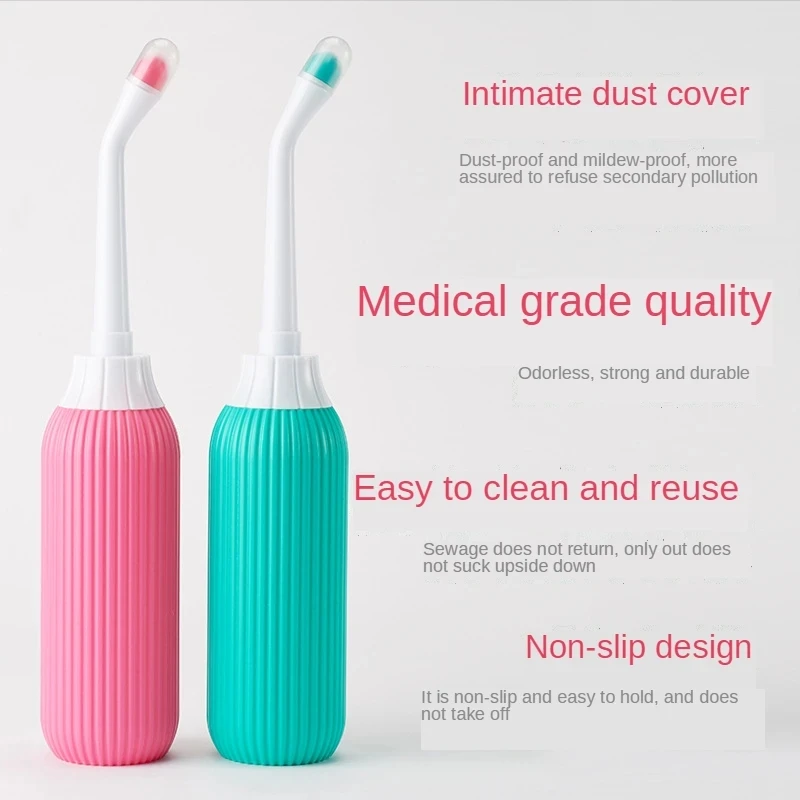 400-650ML Portable Travel Hand Held Bidet Sprayer Personal Cleaner Hygiene Bottle Spray Washing Baby Butt Flushing Device 3
