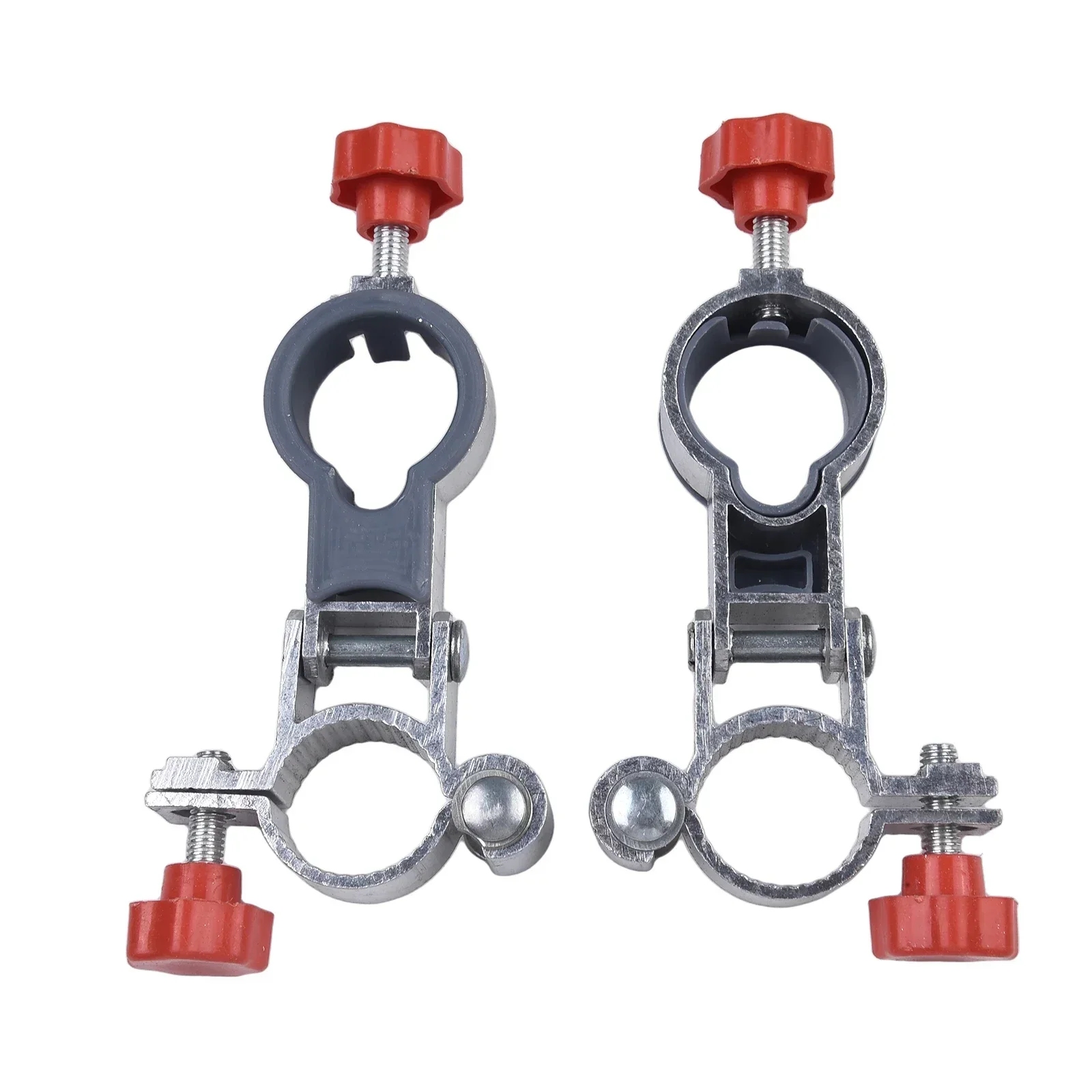 2Pcs Fixed Clip Brackets Clip On Mount 25mm For Outdoor Garden Chair Parasol Patio Balcony Deck Umbrella Holder