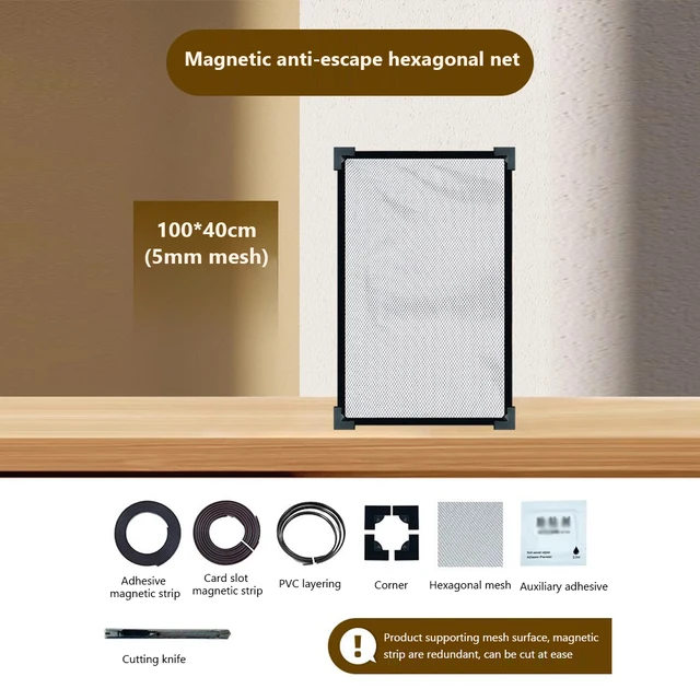 Rete Copriacquario 40x70 Cm | Nylon Trasparente | Anti-fuga Per Pesci | Fai Da Te - Foto 5