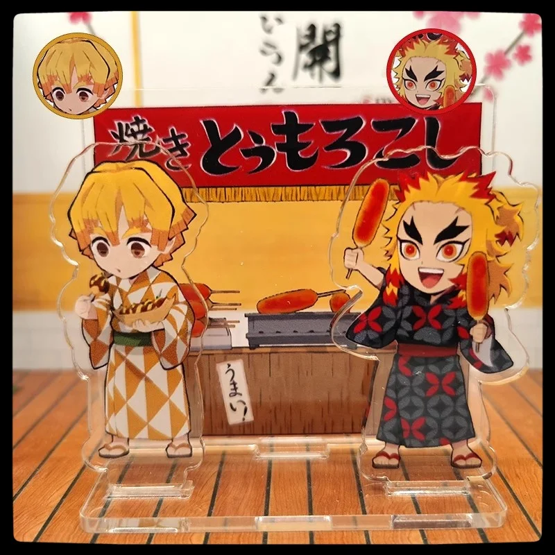 Demon Slayer Xiaodipai Kanroji Mitsuri Zhutan Ma femme Zenitsu anime cadeau d'anniversaire modèle ornements personnage pvc