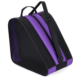 Versatile Sports Gear Bag with Multi-Compartments and Shoulder Strap (Purple)