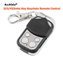 kebidu 315 433mhz Key Keychain Remote Control Electric Wireless Auto Remote Control Cloning Gate Garage Door Control Fob Newest tanie tanio Uniwersalny CN (pochodzenie) 433 MHz KBT001610 remote control fob
