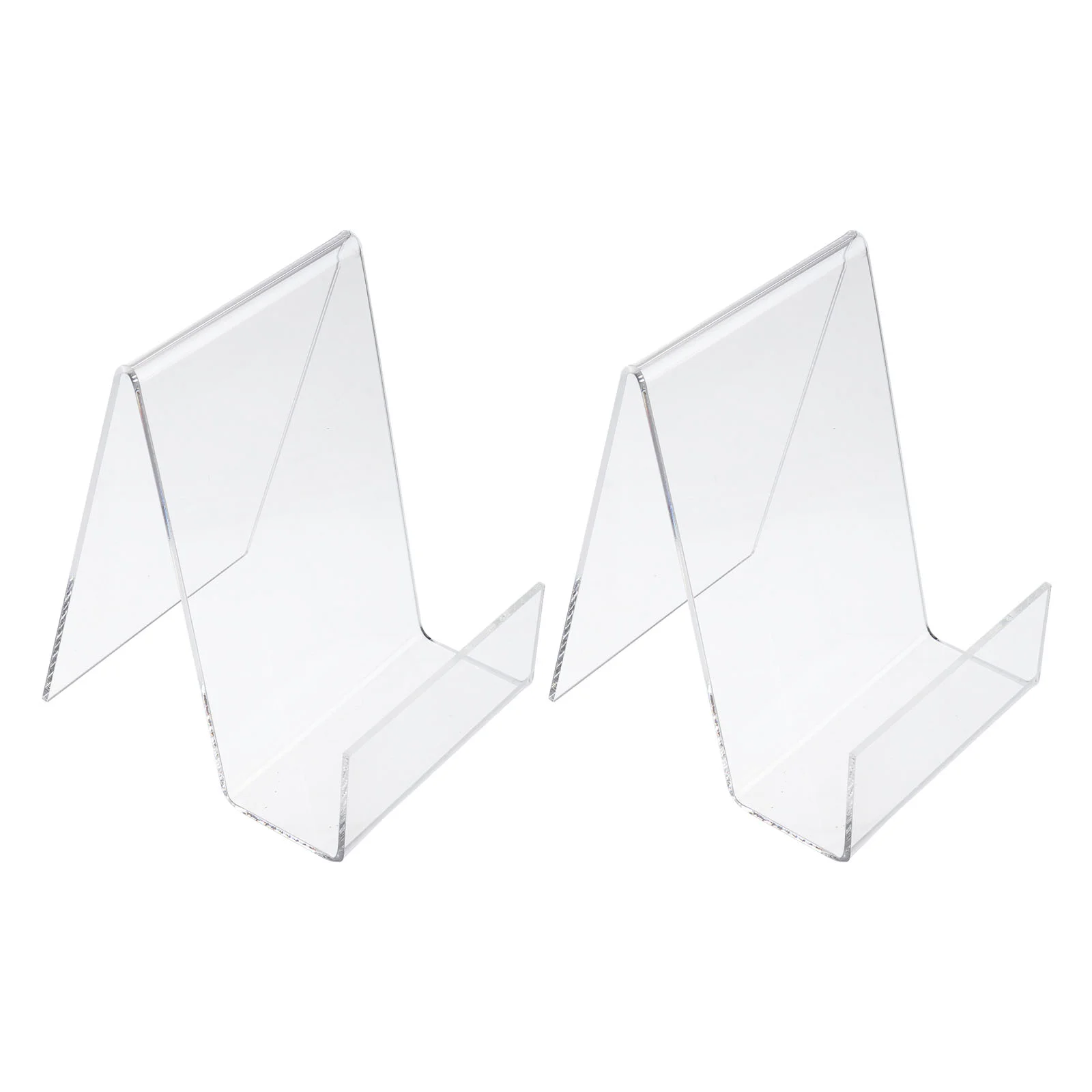 Book Stand, 2pcs Clear Display Easel Transparent Book Display Stand Tablet Holder Book Holder Rack Photo Holders for Pictures book stand 2pcs clear display easel transparent book display stand tablet holder book holder rack photo holders for pictures
