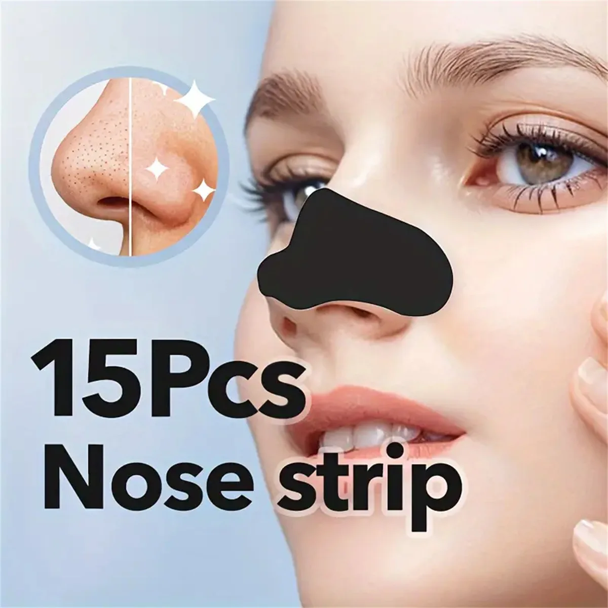 10/15/20/50Pcs Nose Blackhead Remover Mask Pore Cleaner Acne Treatment Mask Nose Pore Deep Clean Stickers Skin Care Patch