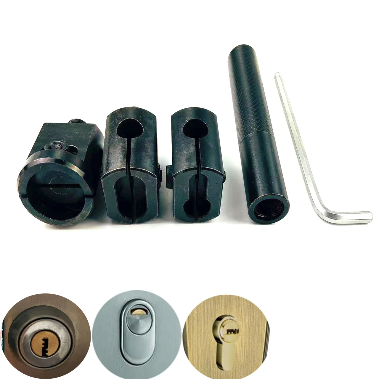 LockCylinderPullerOvalRoundLockPullerforDoorSmartElectronic