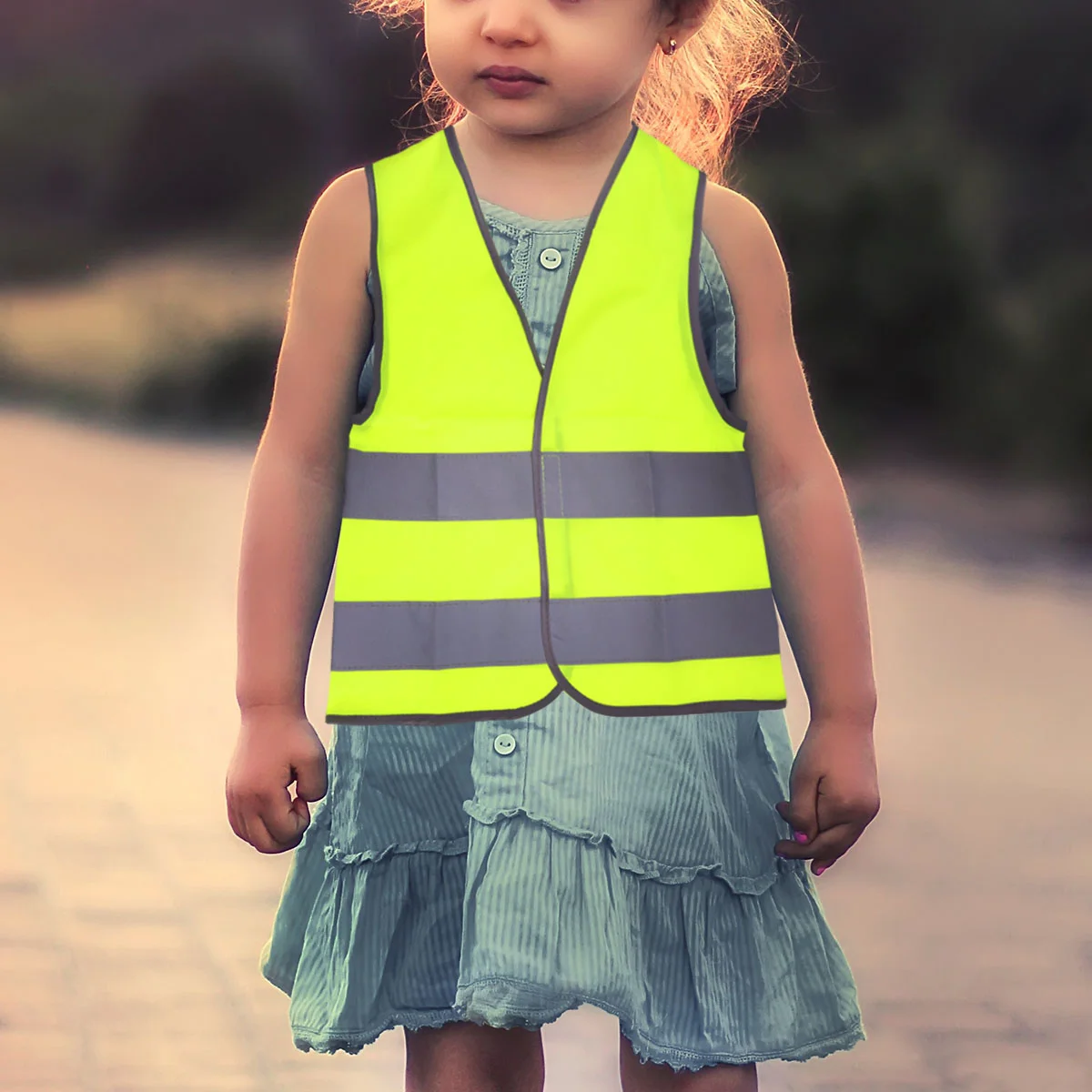Waistcoat Safety Vest Kid Reflective Coat Night