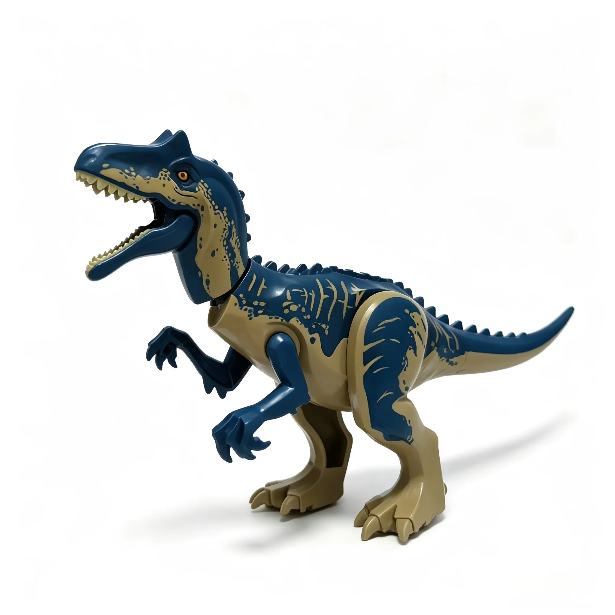 30CM Großer Allosaurus Dinosaurier Baustein-Spielzeug, Jurassic World Stil Plastik-Actionfigur Modell, Kompatibel mit Großen Marken