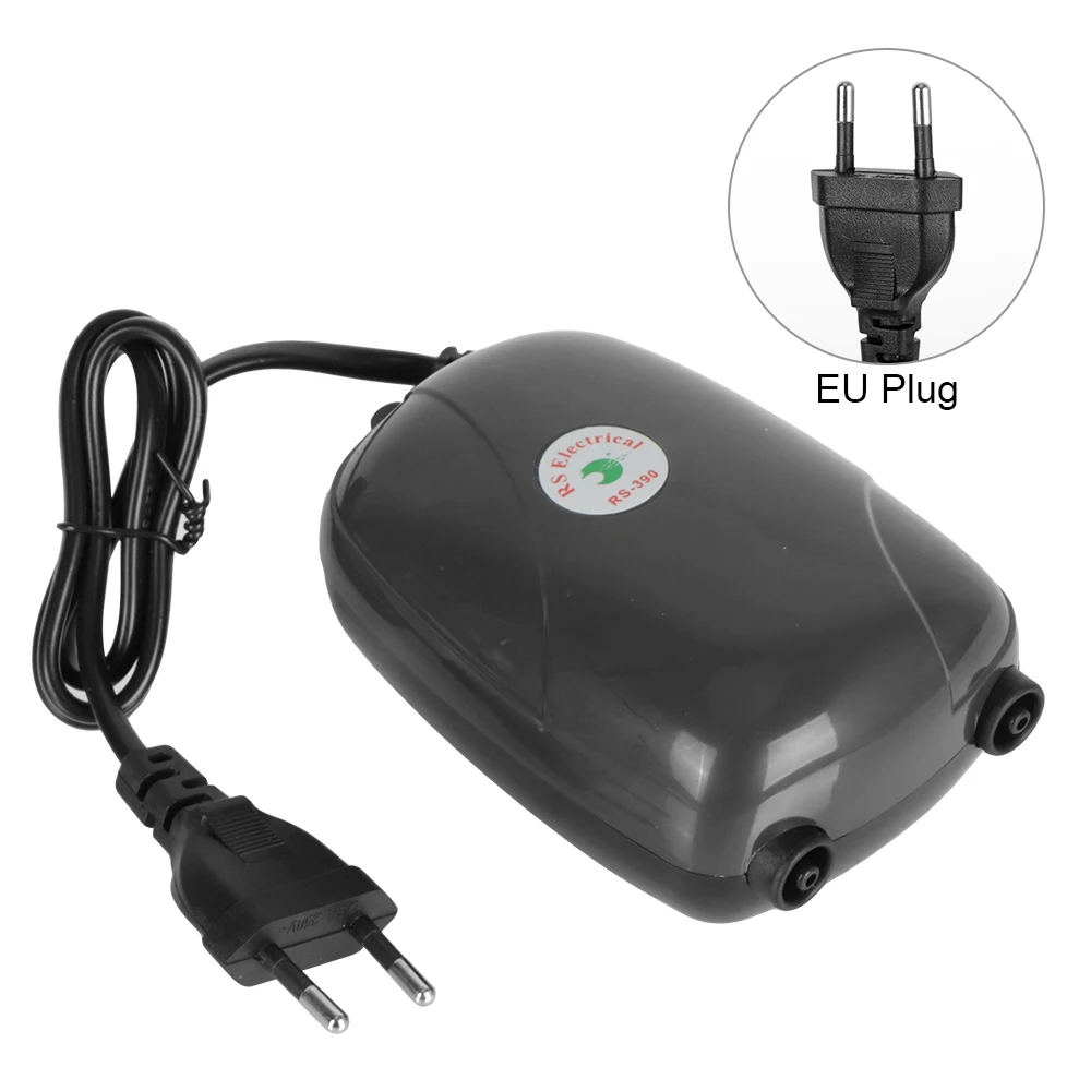 Mini Aquarium Air Pump EU Plug Single Double Outlet for Fish Tank Oxygenation aquarium air pump fish tank oxygen pump aquarium accessories aquarium air pump accessories