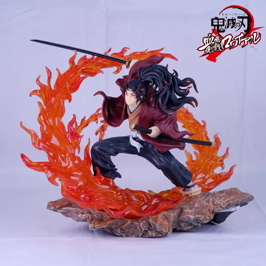 

20.5cm Demon Slayer Figures Kokushibo Tsugikuni Yoriichi Model Dolls Figurines Pvc Action Figure Assemble Adult Children Toy Gif