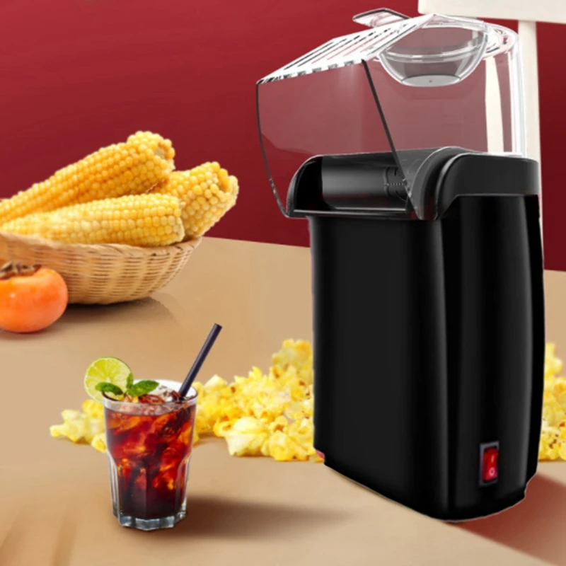 Popcorn Maker, Hot Air Popcorn Maker, Electric Corn Healthy Snack For Kids And Adults-EU Plug
