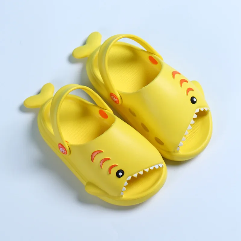 girl princess shoes Baby Shoes Slippers Sandals Cartoon Shark Anti-Slip Summer Toddler Children Boys Girls Kids Soft Sole Shoes sandalia infantil Sandal for girl Children's Shoes