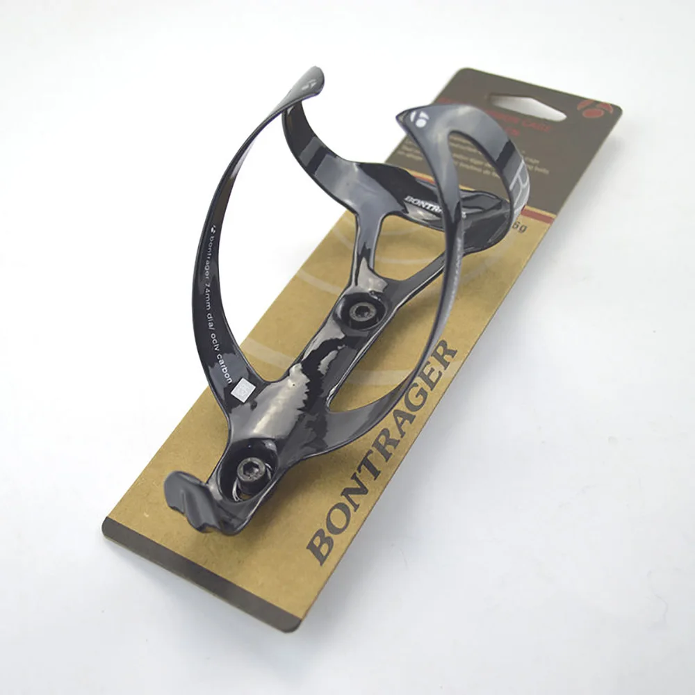Portabotellas de fibra de carbono para bicicleta de montaña y carretera, soporte para botella de agua, 2 unidades