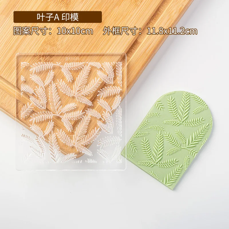 Plant Flower Acrylic Cookie Embosser Cake Design Pastry and Bakery Tool Biscuit Cake Decorating Accessories Embossing Die Stamp 