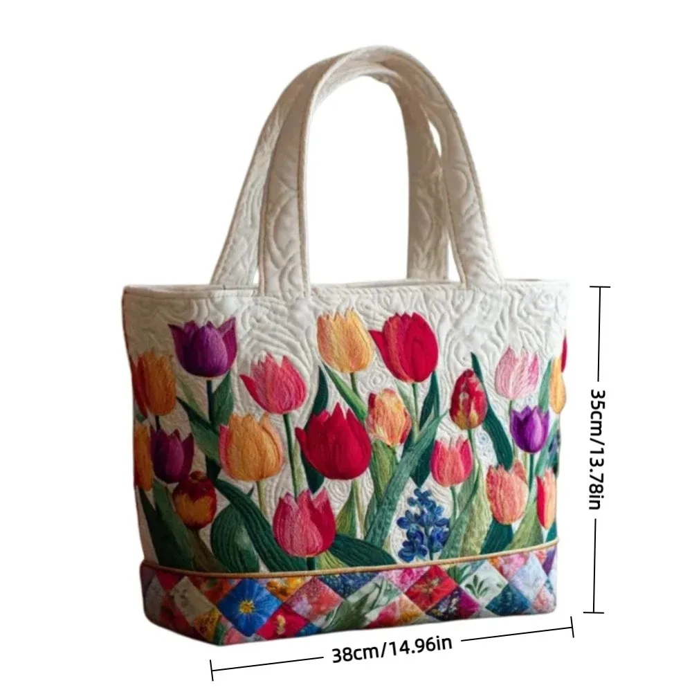 Borsa Tote da Donna alla Moda, Leggera in Oxford, Borsa da Viaggio Grande Capacità con Motivi Realistici, Borsa a Spalla per Ragazze e Signore - immagine 6