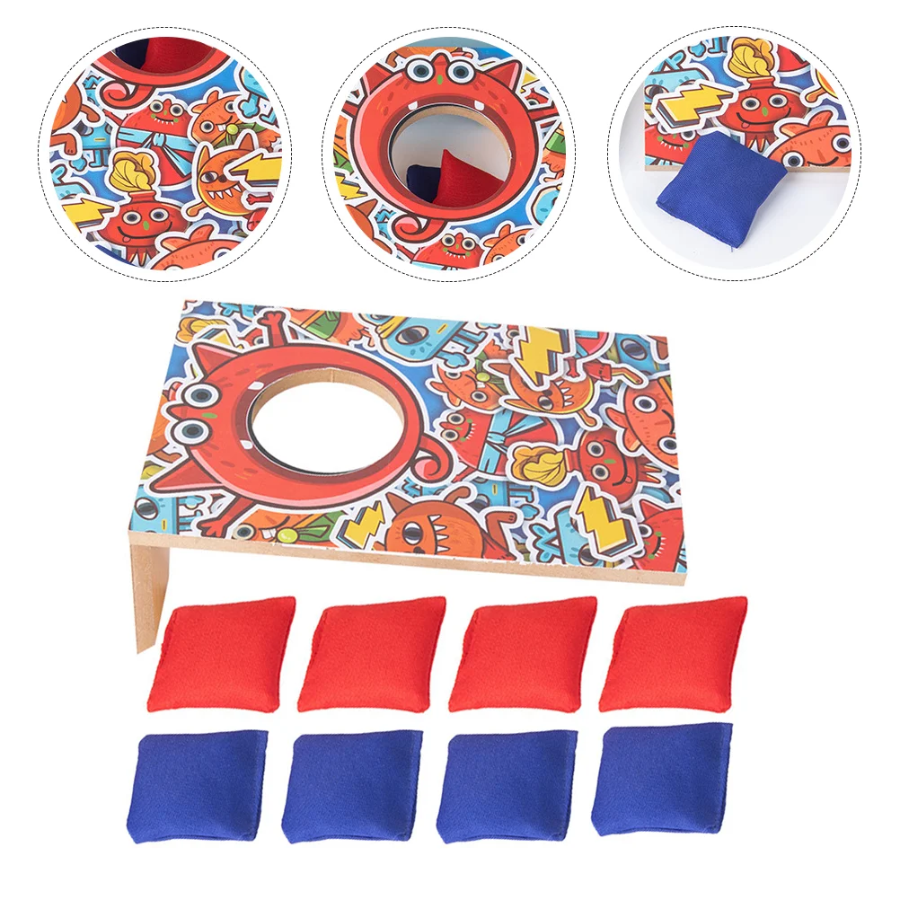 

Cornhole Toy Game Juggling Outdoor Set Kids Games Bean Sacks Hand Throwing Outside Activity Hanging Collapsible Portable