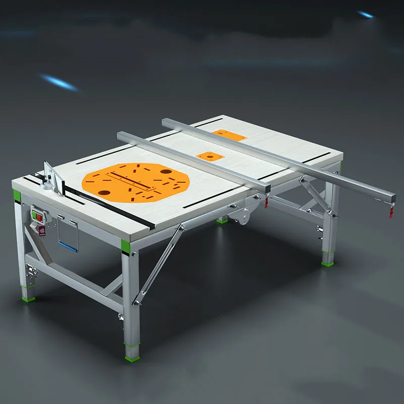 Multifunctional Woodworking Workbench Woodworking Saw Table Portable Folding Lifting Saw Table Decoration DIY Folding Workbench