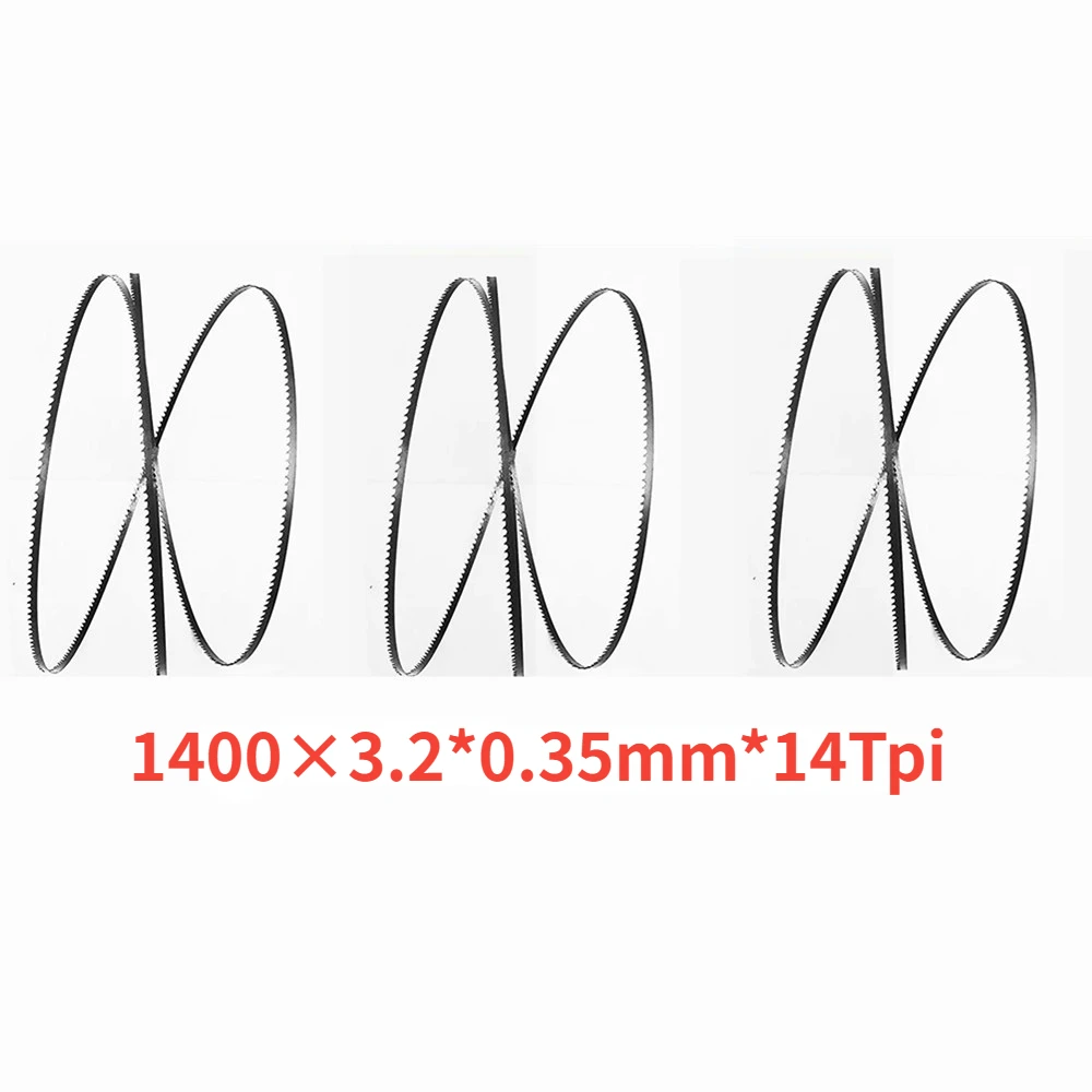

3 шт. 3 мм с лезвиями для пилы 14Tpi 1140 1400 1440 1570 1640 1712 1750 1790 мм полотна ленточной пилы для деревообработки