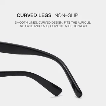 نظارات قراءة مربعة كبيرة الحجم للرجال والنساء ، إطار كبير ، نظارات عصرية ، طول النظر الشيخوخي ، الديوبتر + ~ ~ 4