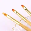 1/3Pcs Double Sided Bamboo Nail Brush Gel Brush For Manicure UV Gel Extension Pen For Nail Polish Painting Drawing Brush Tools 5