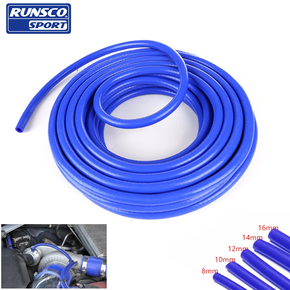 

Silicone Vacuum Tube Hose Silicon Tubing Intercooler Pipe ID 8mm 10mm 12mm 14mm