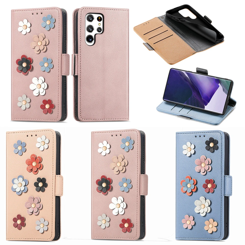 For Lg Velvet 2 Pro Phone Case 3D Embossed Floral Smartphone Wallet Cases For Lg Velvet 5G Case Flip Cover
