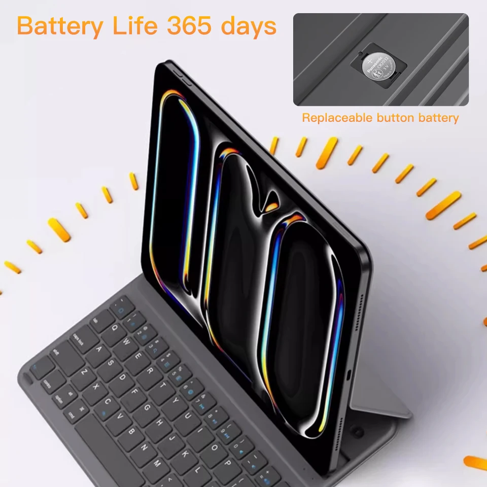Magic Keyboard Magnetic for iPad 11th 10th Bluetooth Keyboard