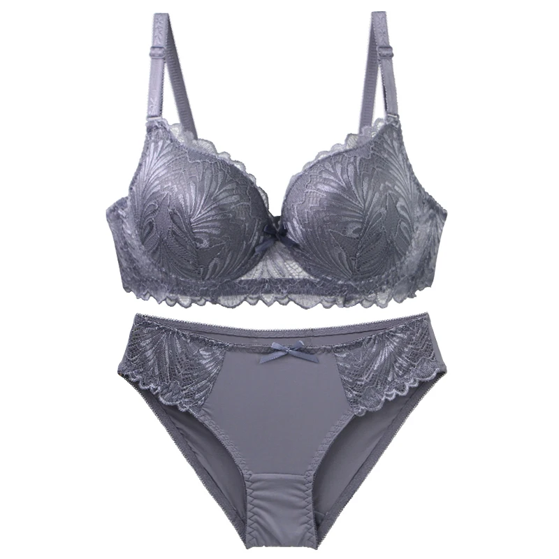 DaiNaFang Set reggiseni push up per donna traspirante Lift 34/75 36/80 38/85 40/90 42/95 BC Cup intimo Bow Lingerie - Image 3