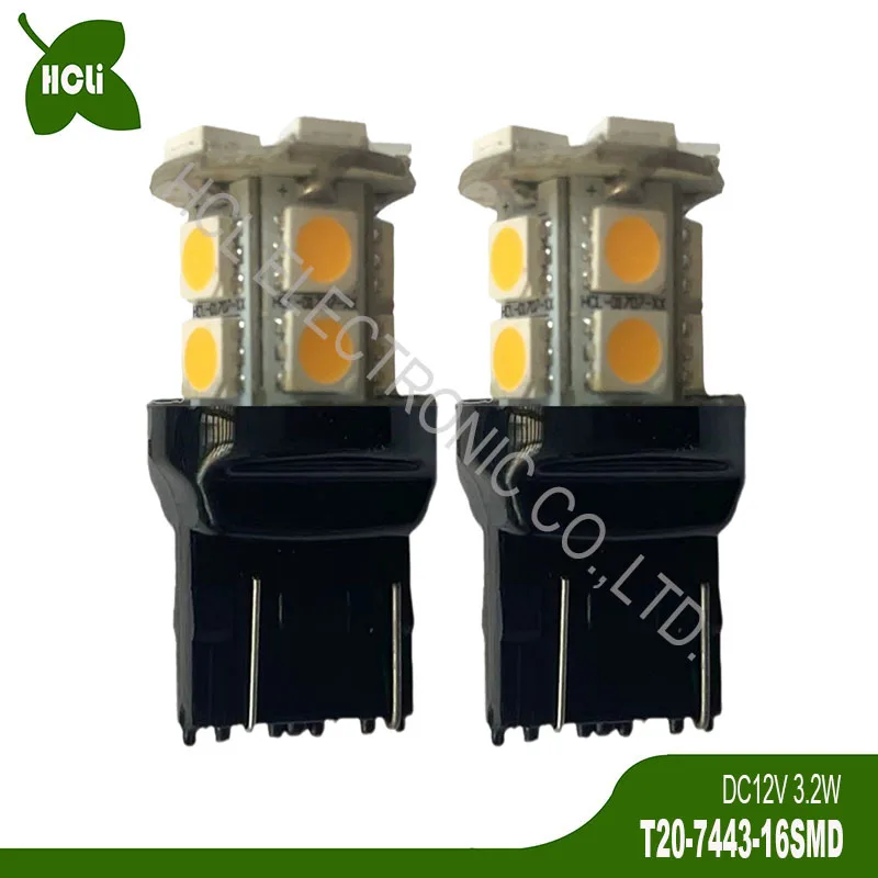 

T20 7440 7443 W21W W21/5W Car Bulbs 12VDC Led Rear Fog Lamp Turn Signal Brake Parking Reverse Tail Light DRL free shipping 5pcs