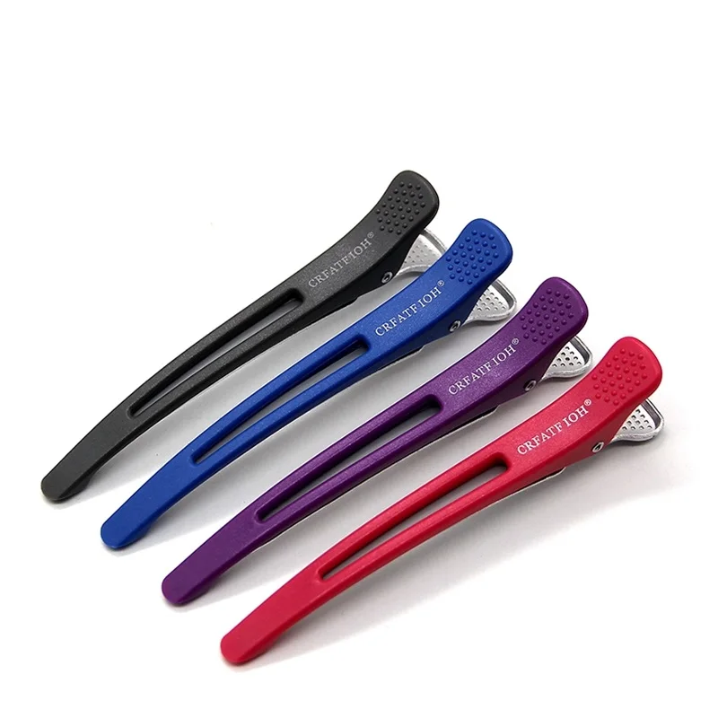 

Practical Hairpin Solid Color Hairpins Women Barrettes Headwear Girls Makeup Separates Hair Partition Clip Hairdresser Hairpin