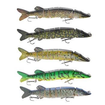 Artificial Bait Hard Multi Jointed Swimbait Crankbait Lifelike 1