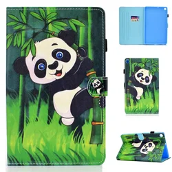 Premium Magnetic Protective Case for Samsung Galaxy Tab S6 Lite - 10.4 Inch, 2022 Edition (Bamboo panda)