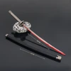 26cm Ring Game Rivers of Blood Sword Weapon Metal Medieval Weapon Keychain Model Game Samurai Weapon Model Birthday Gift Toys 1