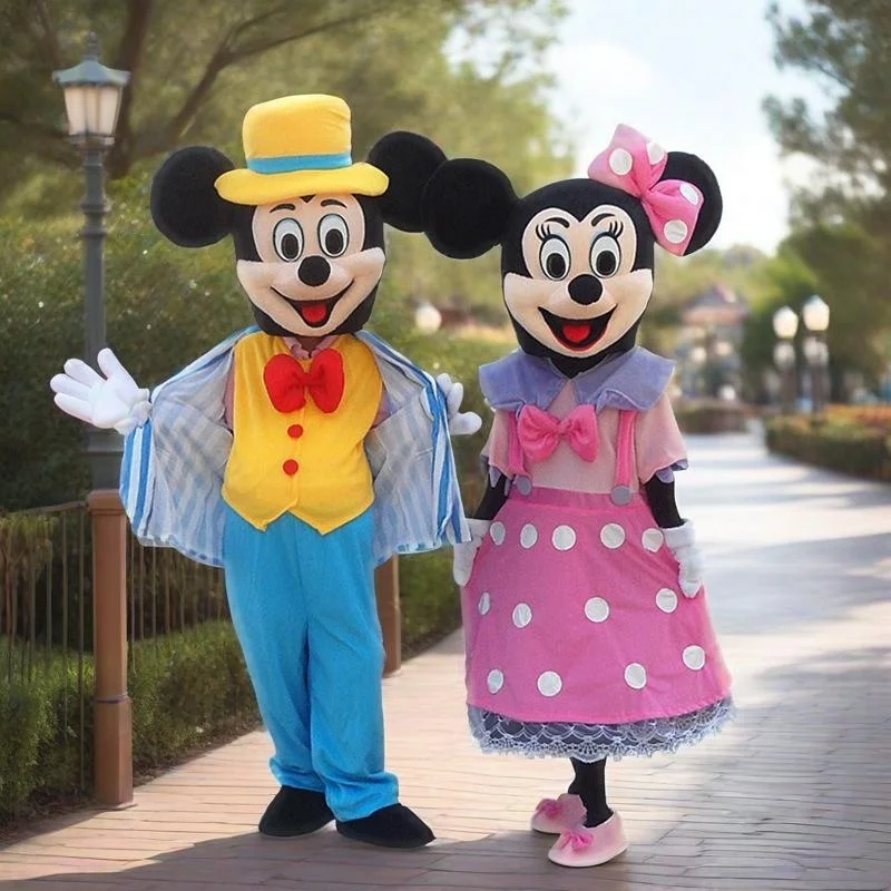 Mascottes Mickey et Minnie Mouse - Déguisement Premium