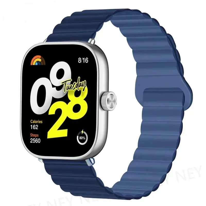 Magnetic Silicone Sport Wristband Bracelet - Universal Smartwatch Accessory