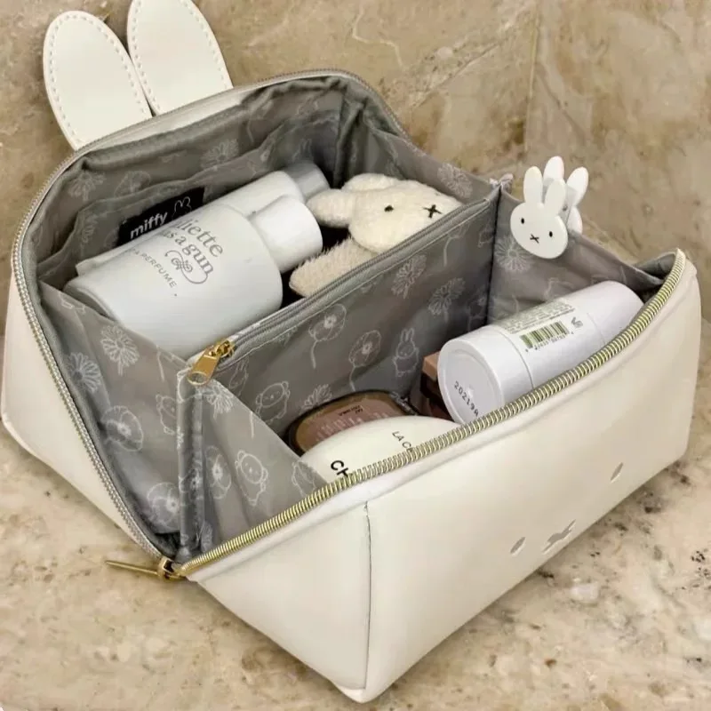 Elegant Kawaii PU Leather Waterproof Storage Bag