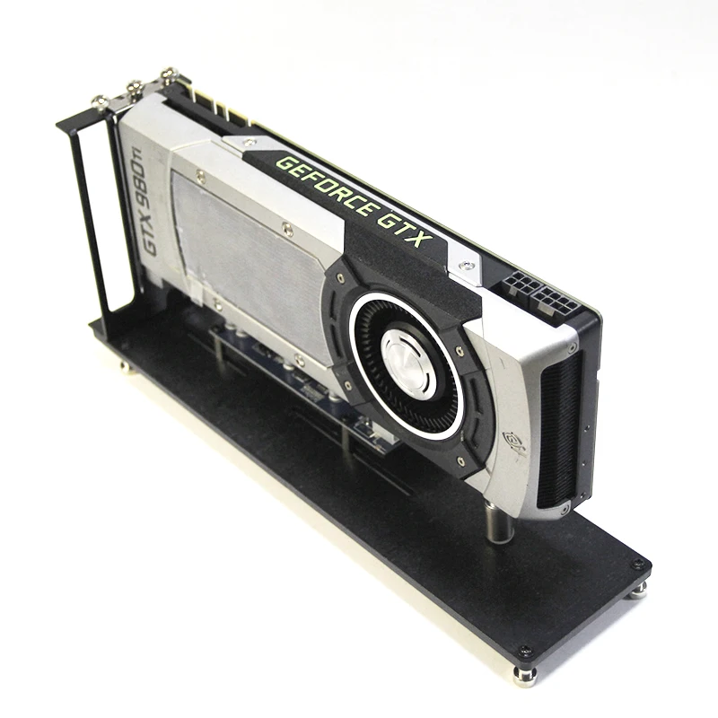 그래픽 카드 수직 브래킷 라이저 PCI Express 스텐트 마운트 스탠드 홀더 PC 케이스 3 슬롯 GPU 랙 3090 4090
