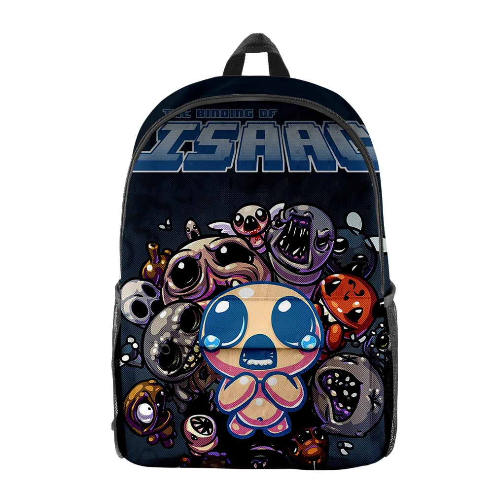 Classic Novelty Humor Isaac pupil Bookbag Notebook Backpacks 3D Print Oxford Waterproof Boys/Girls Casual Travel Backpacks