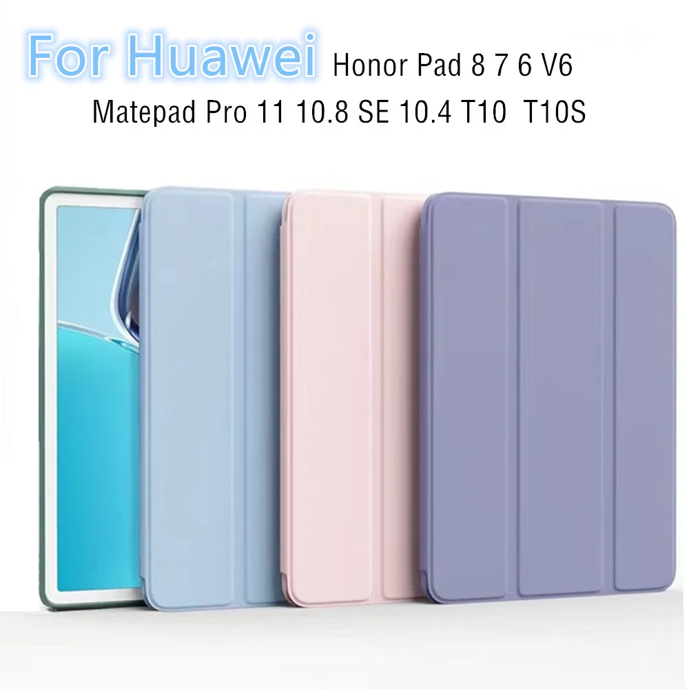

For Huawei Matepad Pro 11 10.8 SE 10.4 T10 9.7 T10S 10.1 Honor Pad 8 7 6 V6 Tablet Case Cover For Huawei Matepad SE 10 4 Funda
