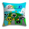 Horror Game Character Pillow Covers Sprunki Cartoon Pillow Case Sofa Decorative Home Single-sided Printing Sprunki Cushion Cover 5